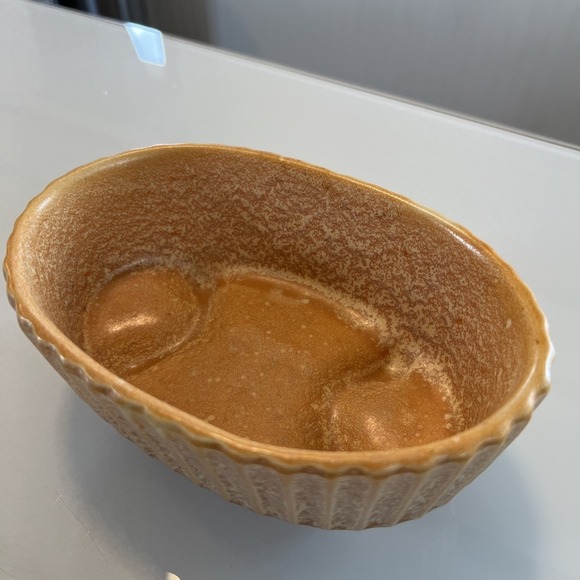 Hull Pottery vintage planter sponge orange USA F 39 - Picture 2 of 7